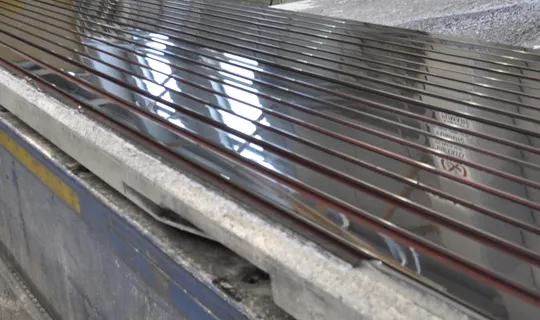 Lastre di  metallo smerigliato - Centro Lavorazione Metalli - Gazzolo d'Arcole